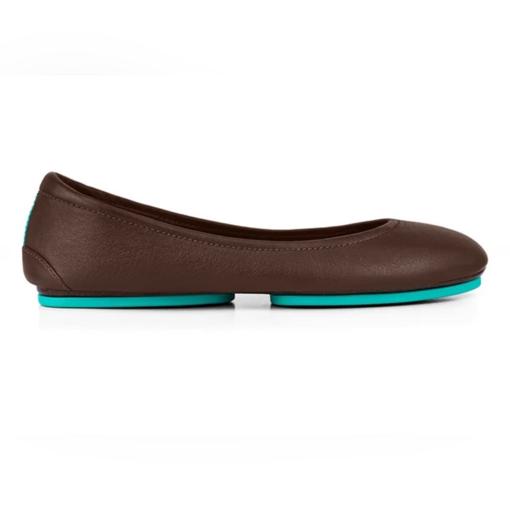 TIEKS By Gavreli BALLET FLATS  NWTChocolate Brown Size 8 - Picture 2 of 11